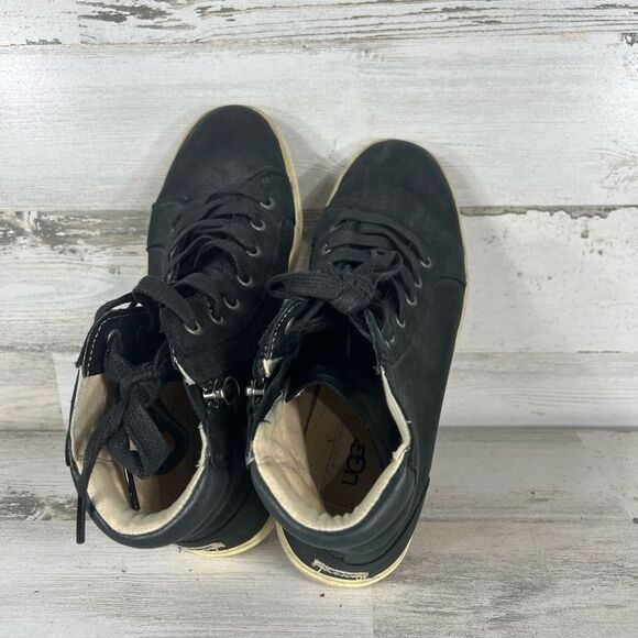 Ugg‎ Women's Black Lace-Up High-Cut Sneaker Shoes Size 8 - Picture 5 of 7